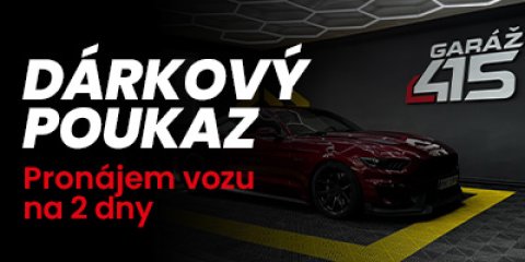 Ford Mustang GT 5,0 V8 - Dárkový poukaz na 2 dny