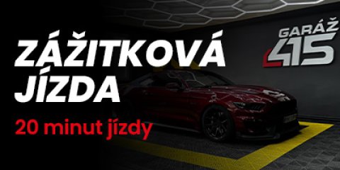 Ford Mustang GT 5,0 l V8 - Zážitková jízda na 20 minut jako řidič
