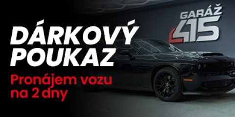 Dodge Challenger 5,7 l SRT - Dárkový poukaz na 2 dny