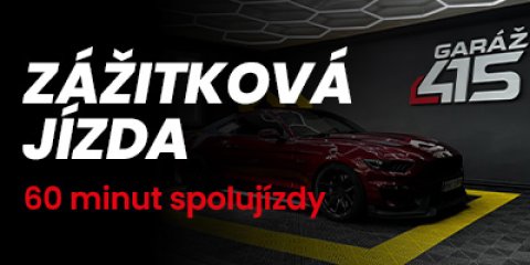 Ford Mustang GT 5,0 l V8 - Zážitková jízda na 60 minut jako spolujezdec