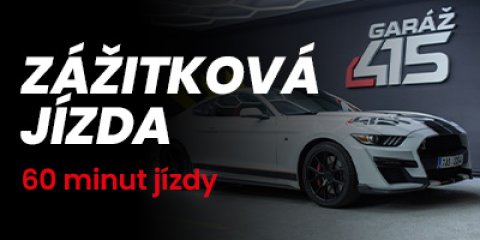 Bílý Ford Mustang 3,7 l V6 - Zážitková jízda na 60 minut